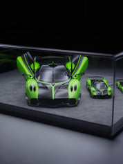 Set 1/18 ,1/43, 1/64 LCD PAGANI HUAYRA R GREEN