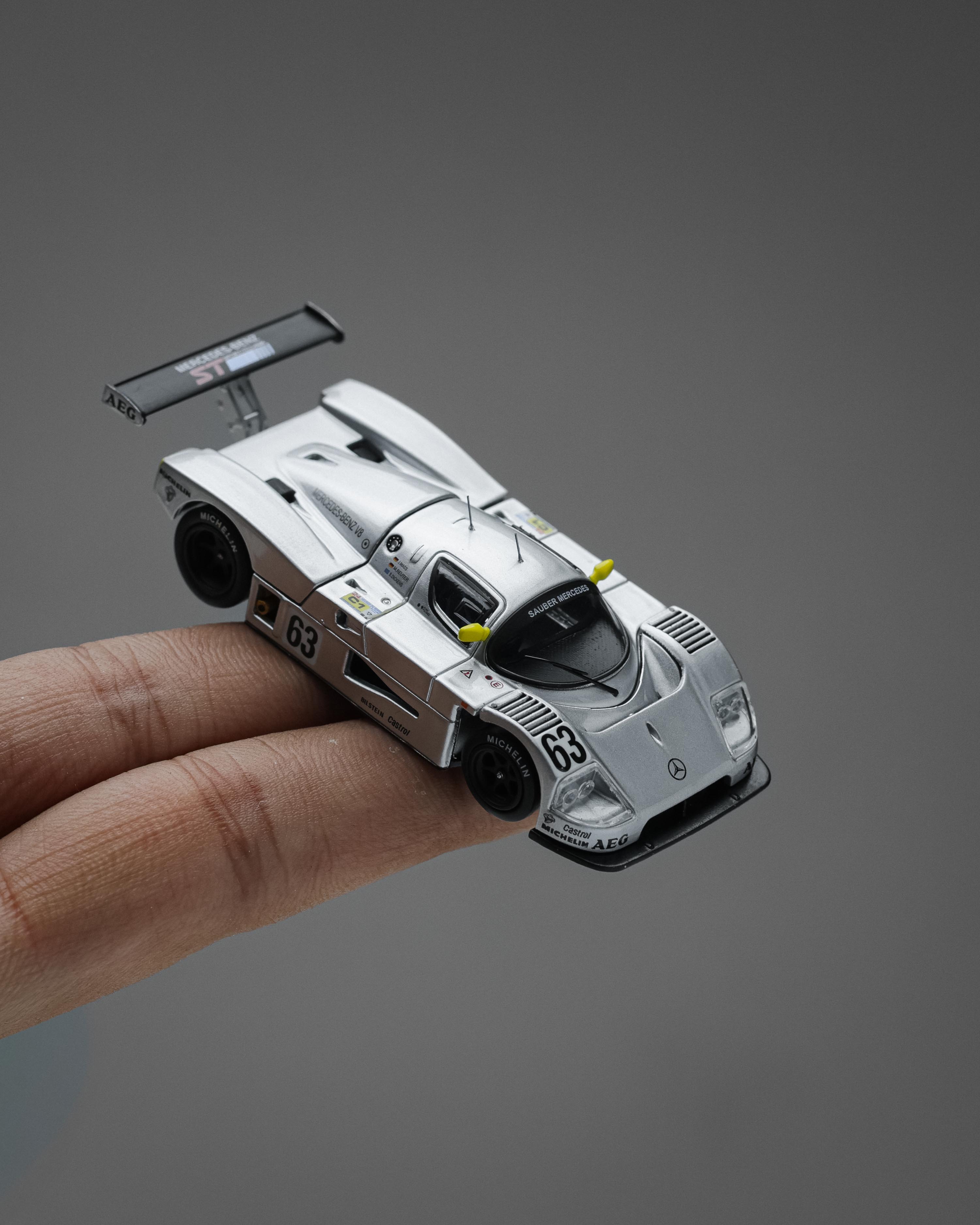 YS MODEL 1:64 MERCEDES BENZ SAUBER C9 #63