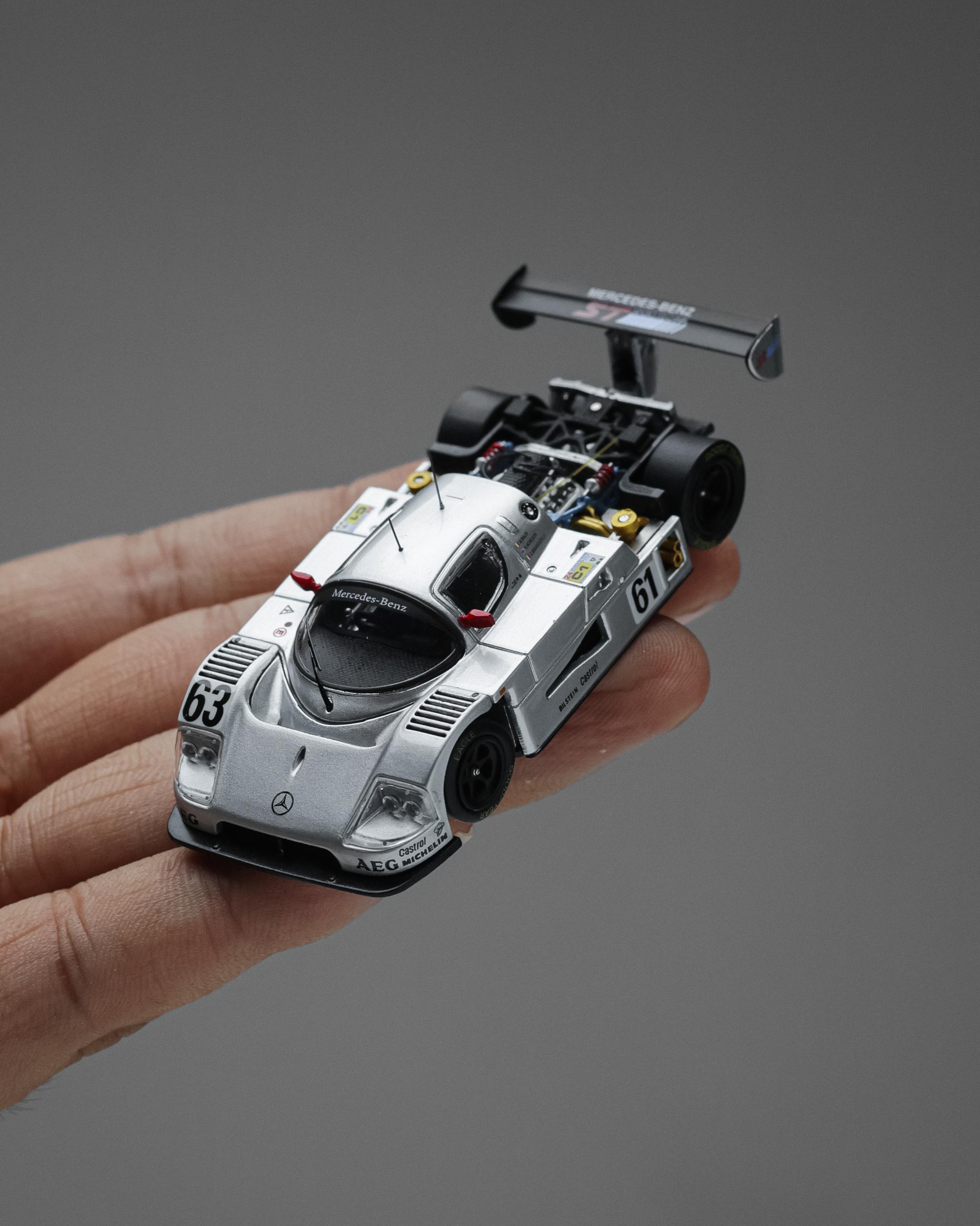 YS MODEL 1:64 MERCEDES BENZ SAUBER C9 #63