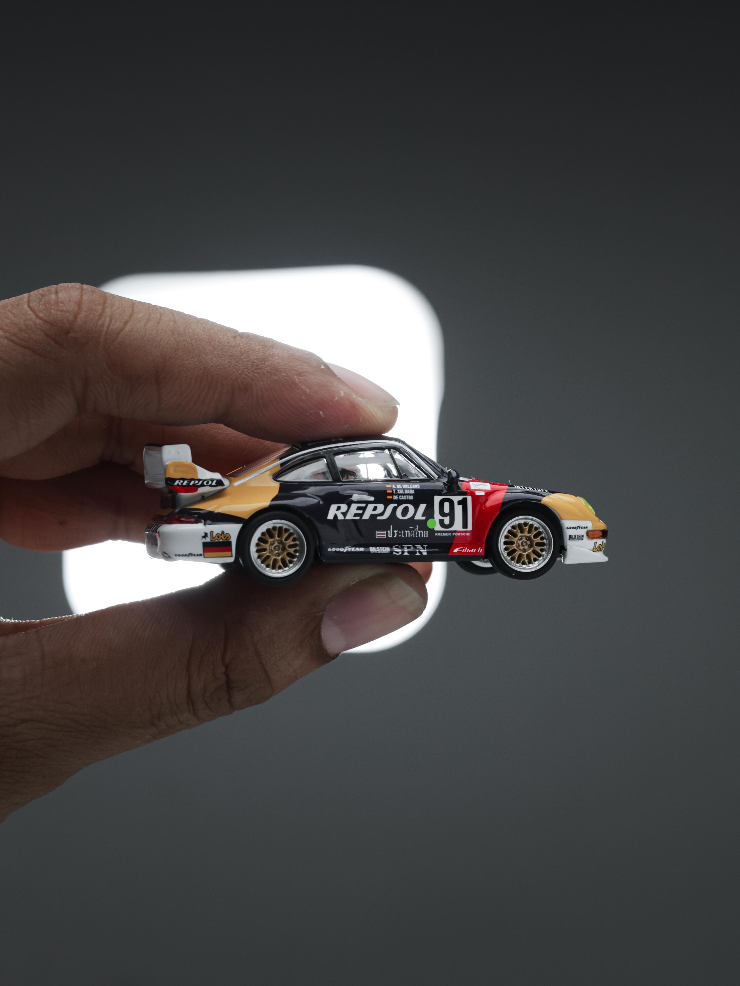 TARMAC WORKS 1:64 Porsche 911 GT2 24h LEMANS 1995 #91 T64S-004-REP