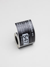 Niimbot EB50*80-90 matte black label ( M3 )