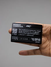 Niimbot EB50*80-90 matte black label ( M3 )