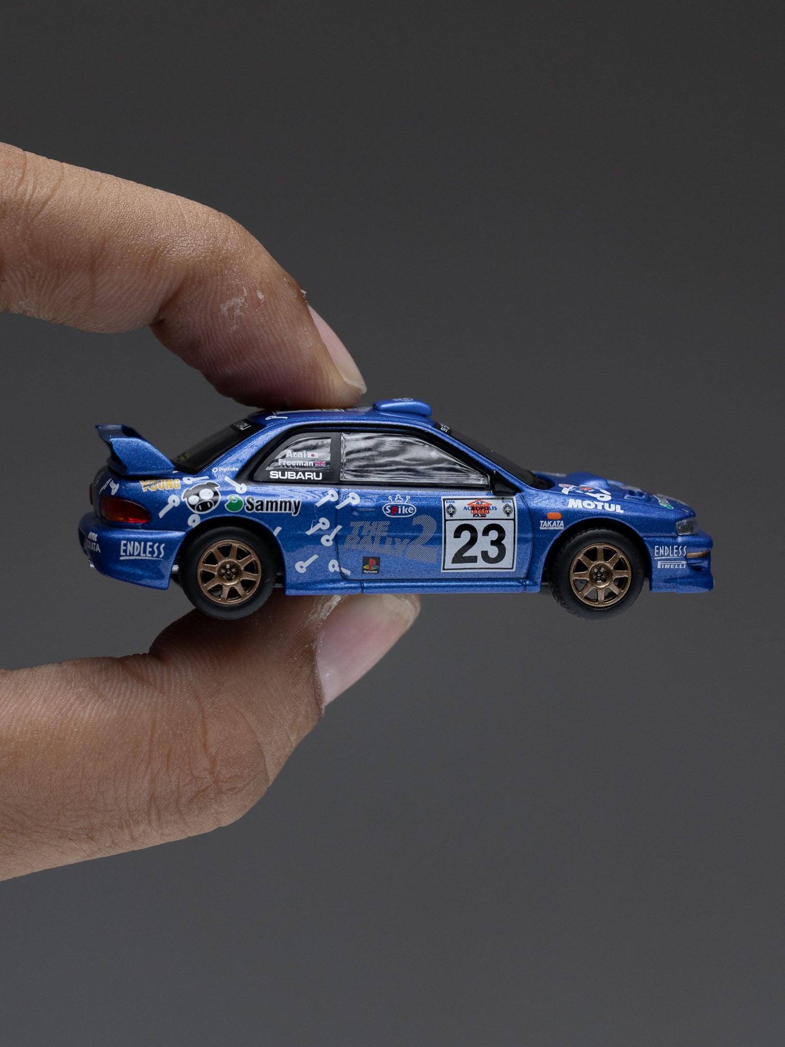 Minigt 1/64 Subaru Impreza WRC99 #23 2000 Acropolis Rally - MGT01078-L