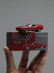 MINIGT 1/64 -  Ford Mustang Mach1 1971 Race Red