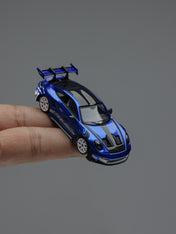 TimeMicro 1:64 992 GT3 RS San Marino Blue Simulation Alloy Car Model