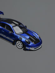 TimeMicro 1:64 992 GT3 RS San Marino Blue Simulation Alloy Car Model
