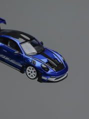 TimeMicro 1:64 992 GT3 RS San Marino Blue Simulation Alloy Car Model