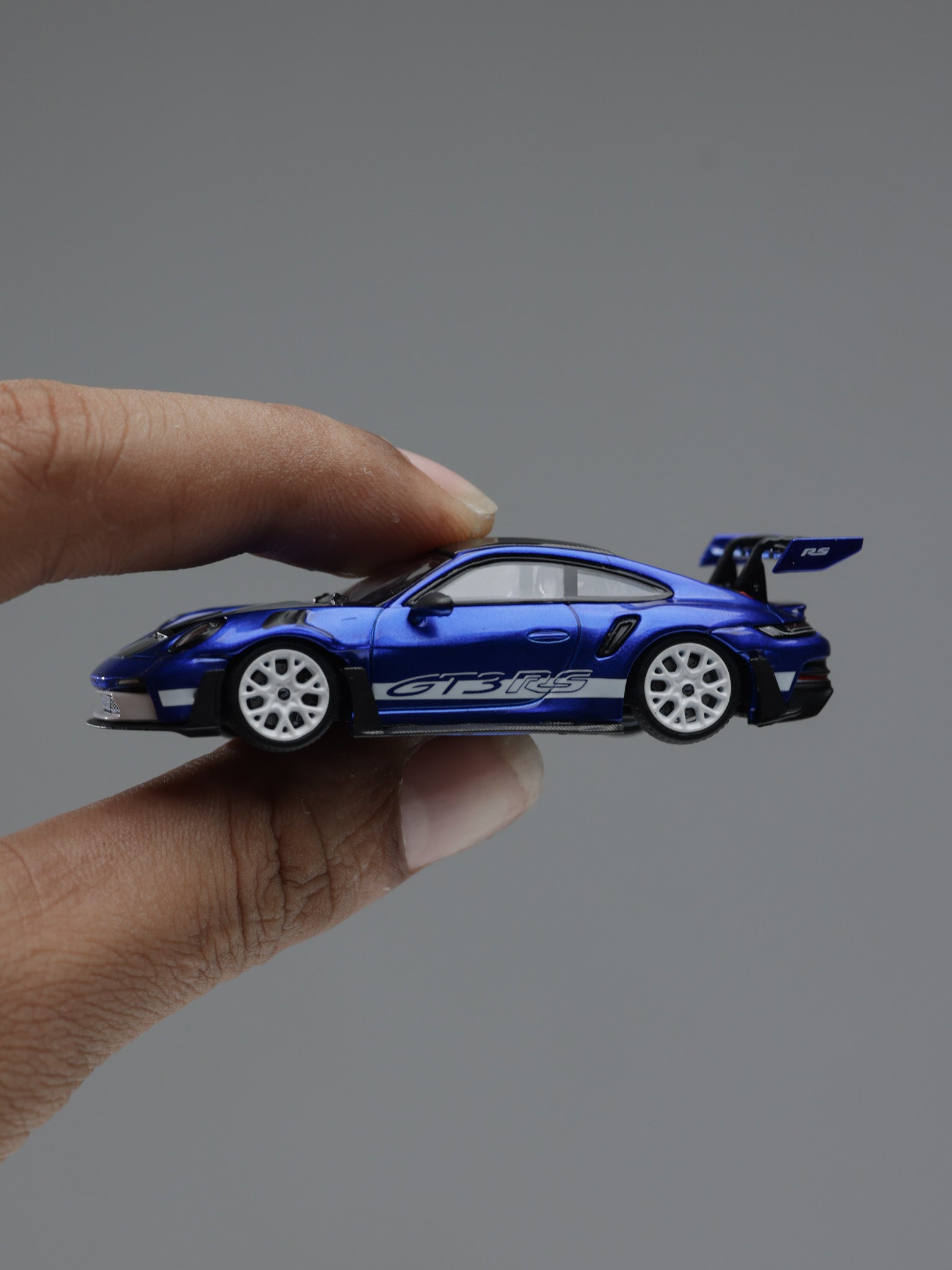 TimeMicro 1:64 992 GT3 RS San Marino Blue Simulation Alloy Car Model