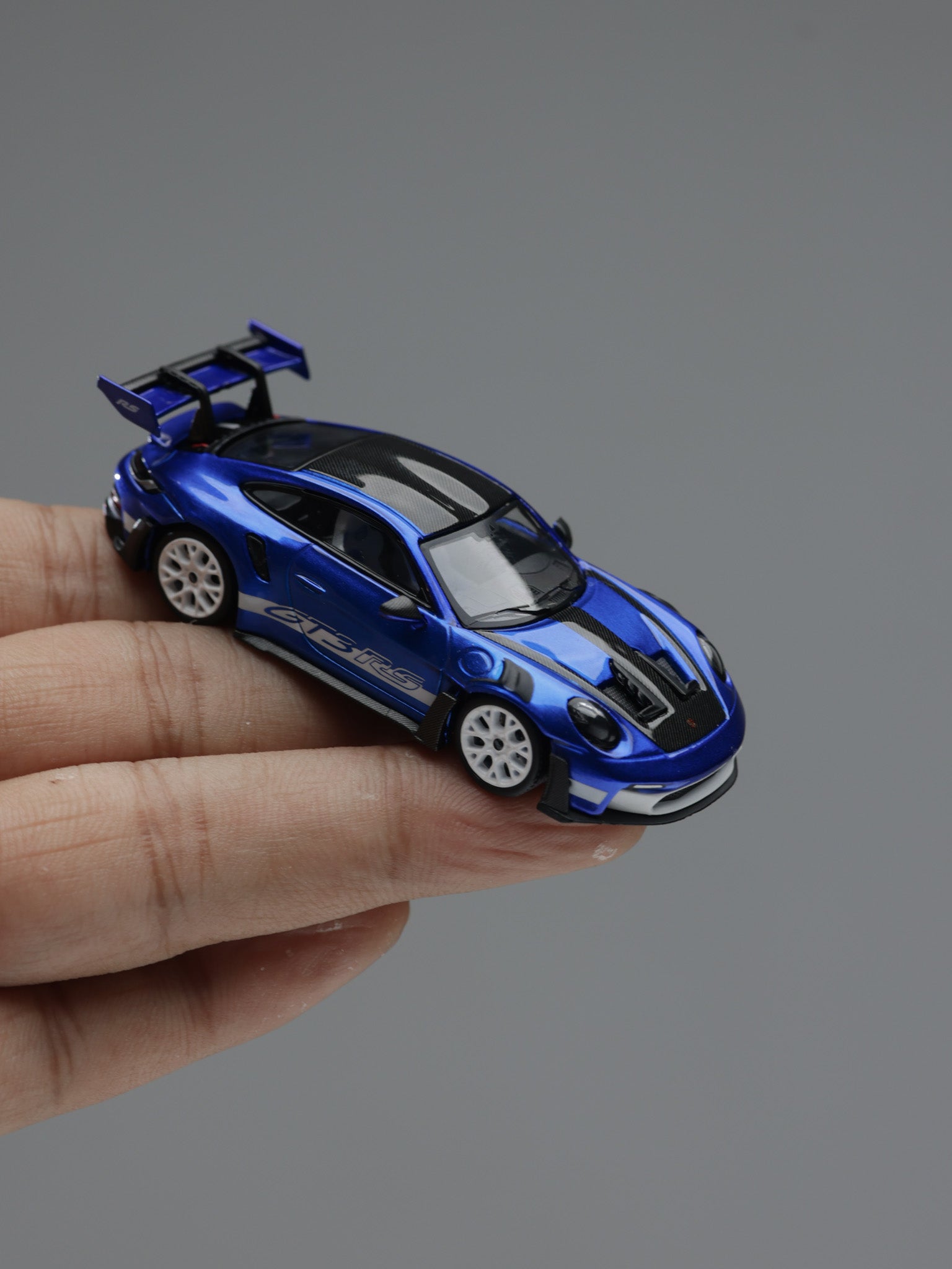 TimeMicro 1:64 992 GT3 RS San Marino Blue Simulation Alloy Car Model