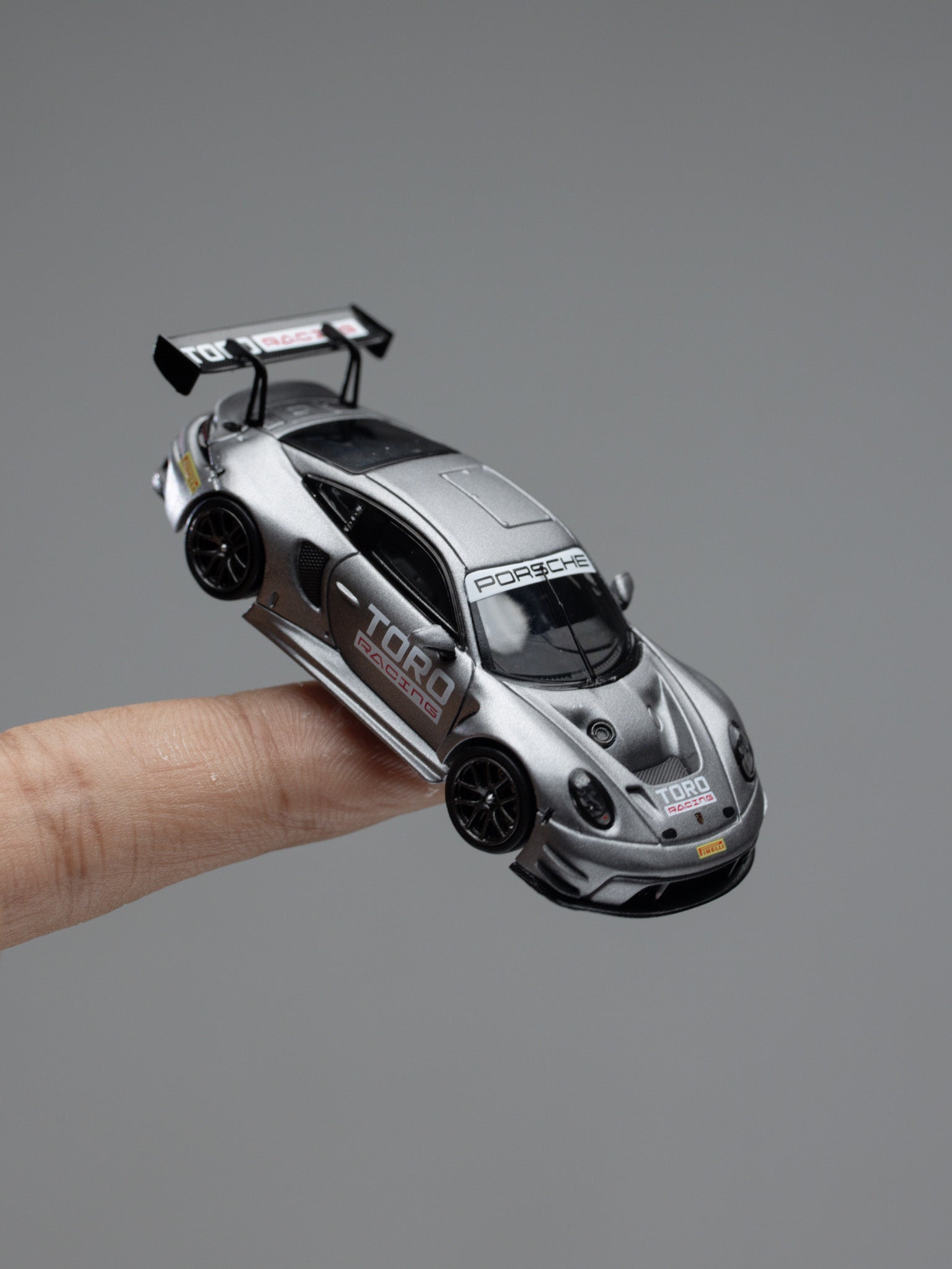 STAR RACE 1:64 PORSCHE 911 GT3 - MATTE SLIVER RACING
