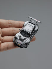 STAR RACE 1:64 PORSCHE 911 GT3 - MATTE SLIVER RACING