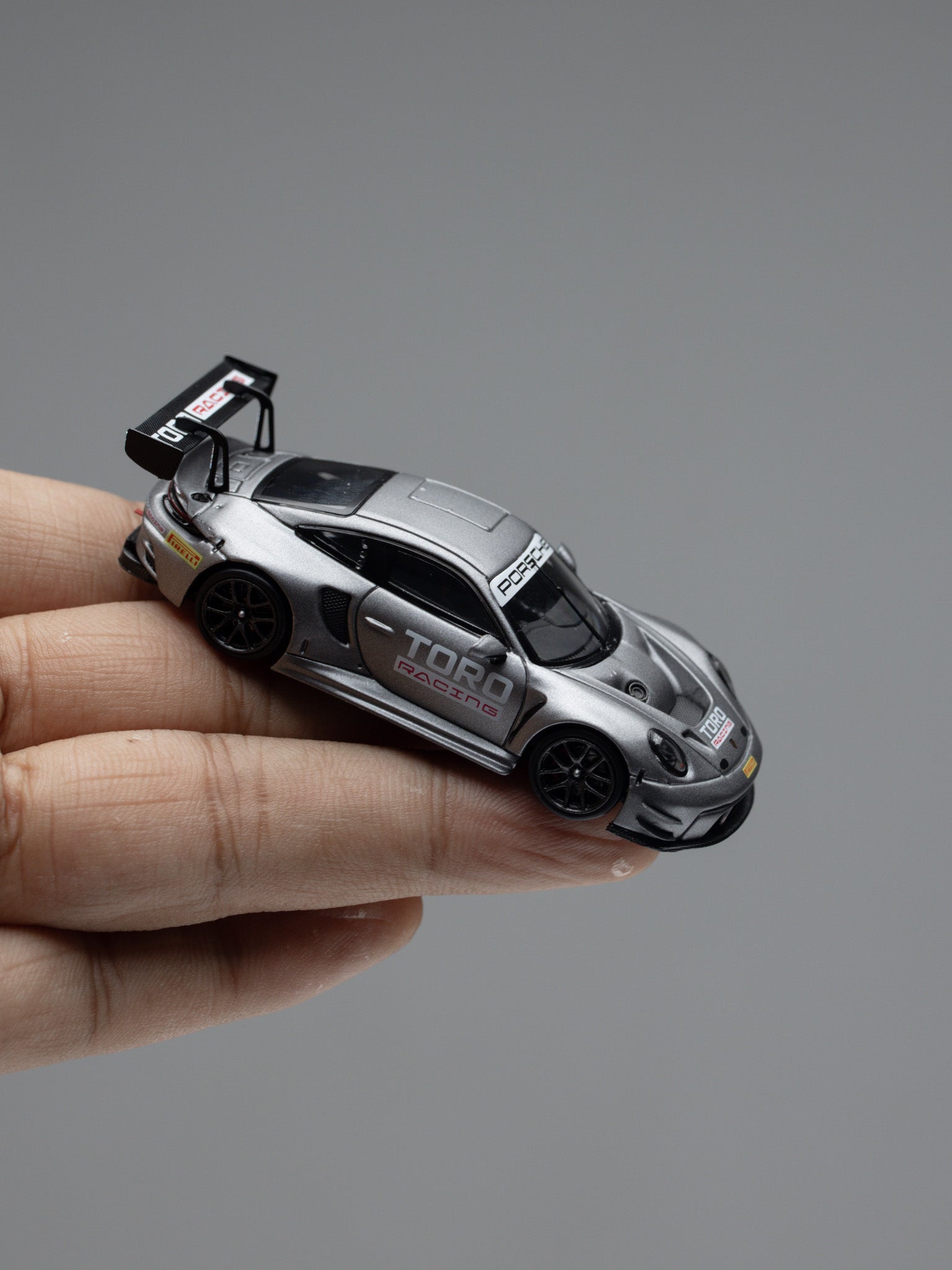 STAR RACE 1:64 PORSCHE 911 GT3 - MATTE SLIVER RACING