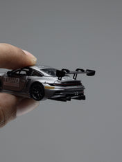 STAR RACE 1:64 PORSCHE 911 GT3 - MATTE SLIVER RACING