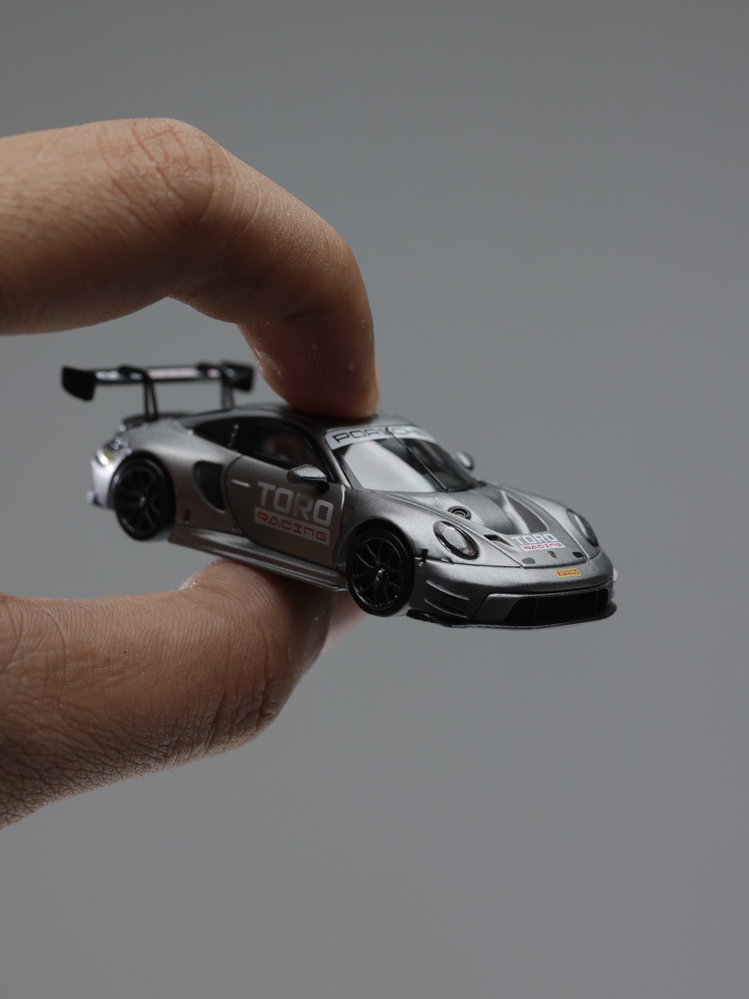 STAR RACE 1:64 PORSCHE 911 GT3 - MATTE SLIVER RACING