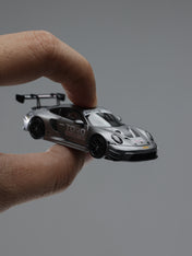 STAR RACE 1:64 PORSCHE 911 GT3 - MATTE SLIVER RACING