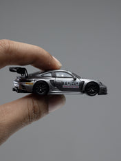 STAR RACE 1:64 PORSCHE 911 GT3 - MATTE SLIVER RACING