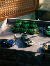 MoreArt1:64 Japanese Parking Building Scene B Simulation Model