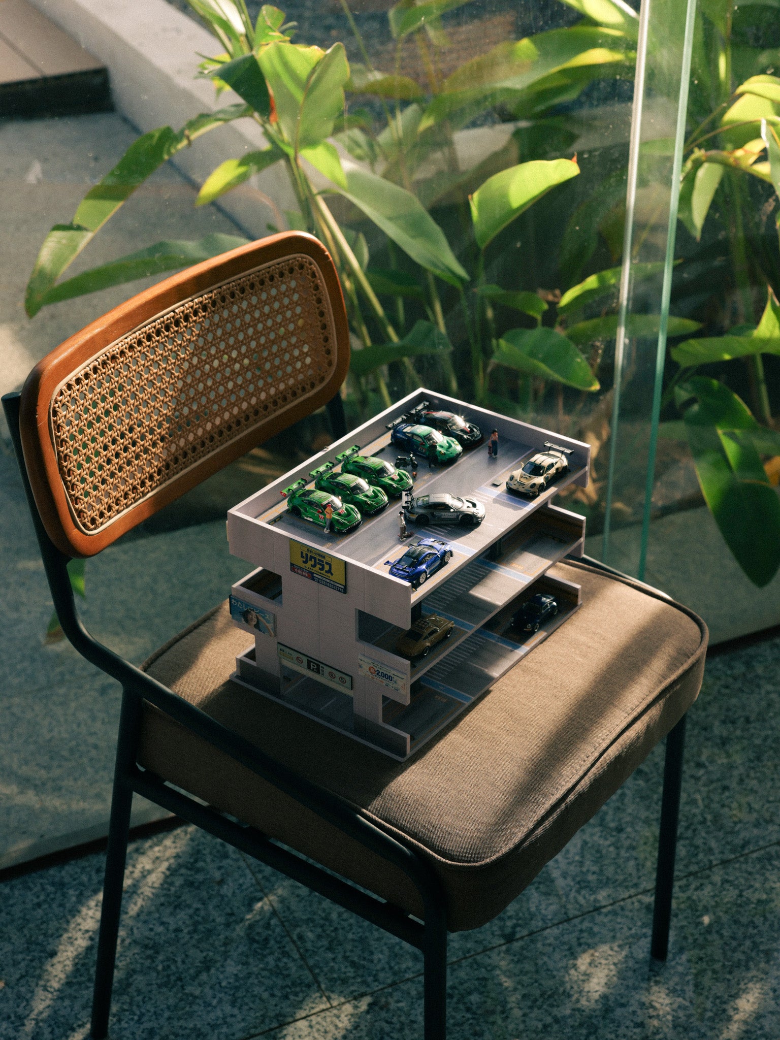 MoreArt1:64 Japanese Parking Building Scene B Simulation Model