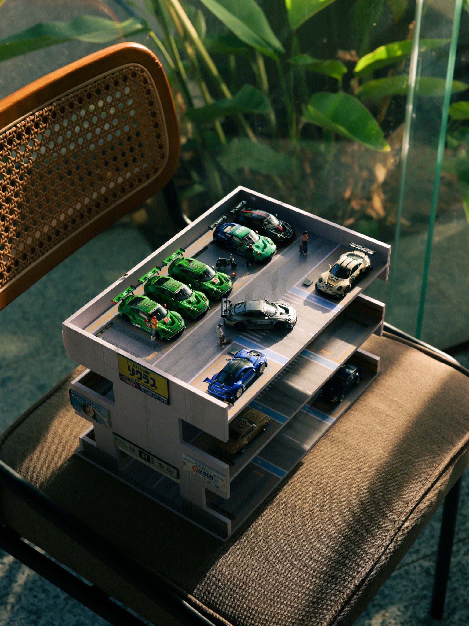 MoreArt1:64 Japanese Parking Building Scene B Simulation Model