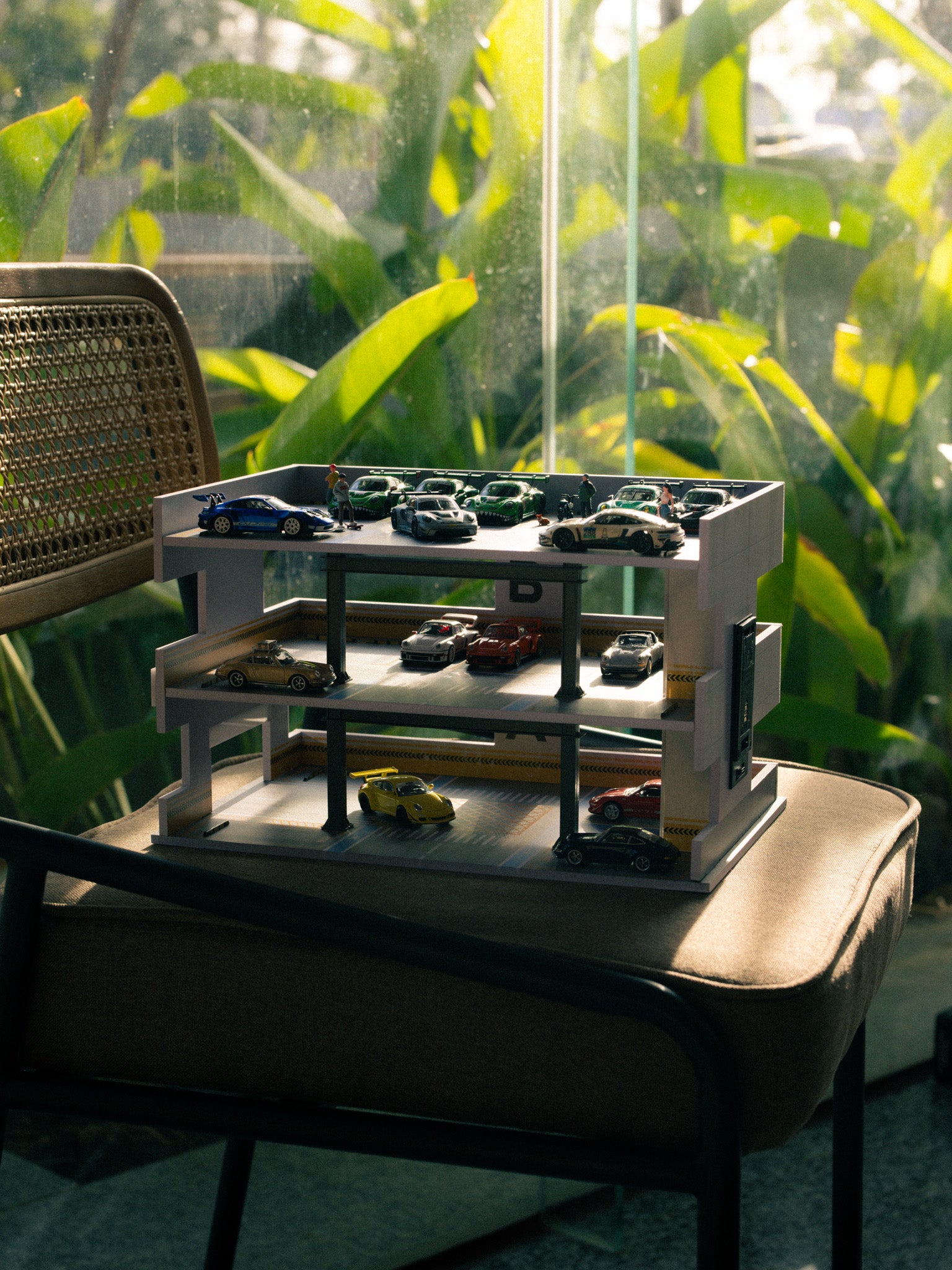 MoreArt1:64 Japanese Parking Building Scene B Simulation Model