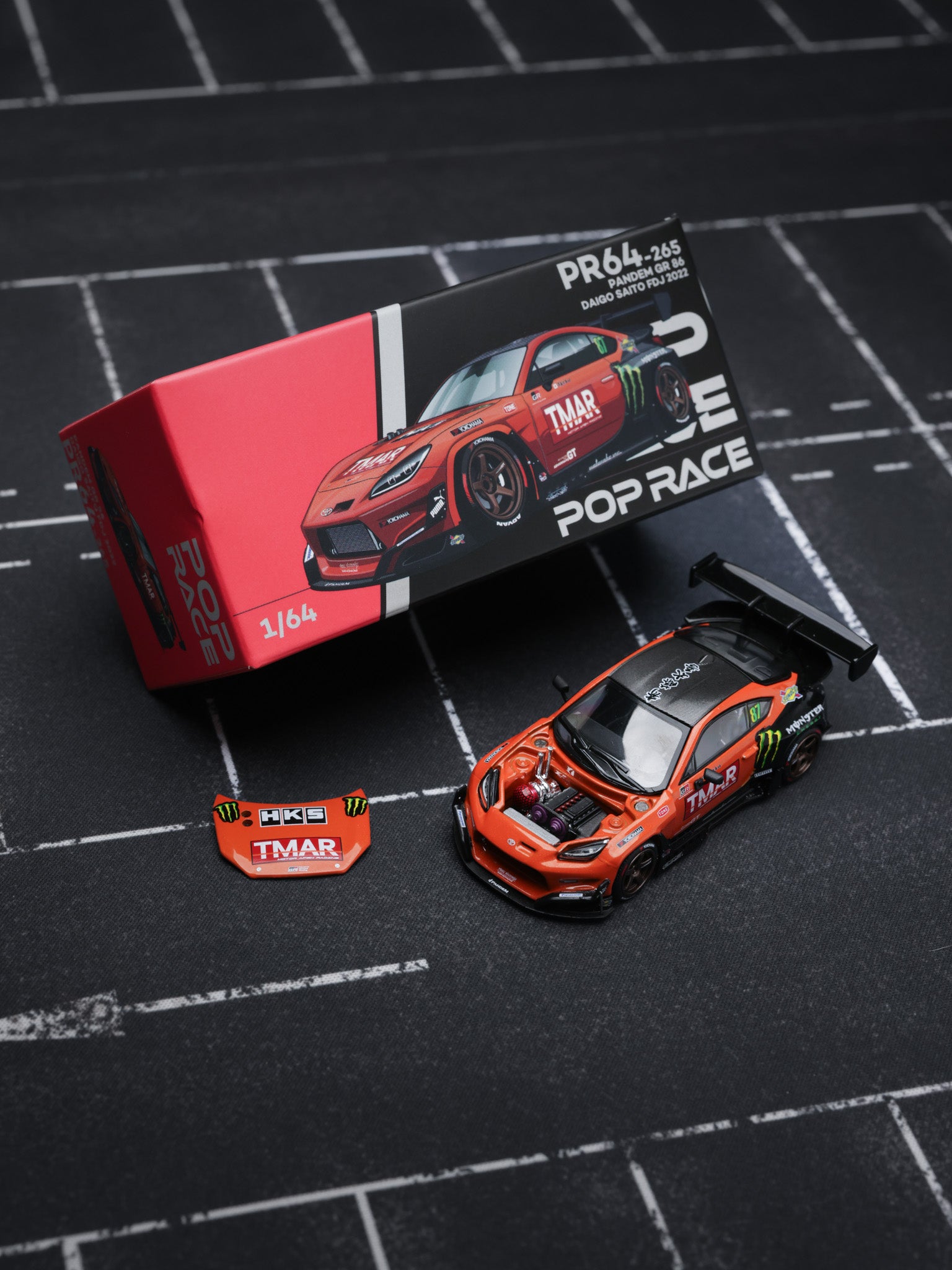 POP Race 1:64 PANDEM GR86 - DAIGO SAITO FORMULA DRIFT