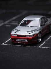 POP RACE 1:64 PANDEM SILVIA S13 – MOONTECH RED