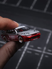 POP RACE 1:64 PANDEM SILVIA S13 – MOONTECH RED