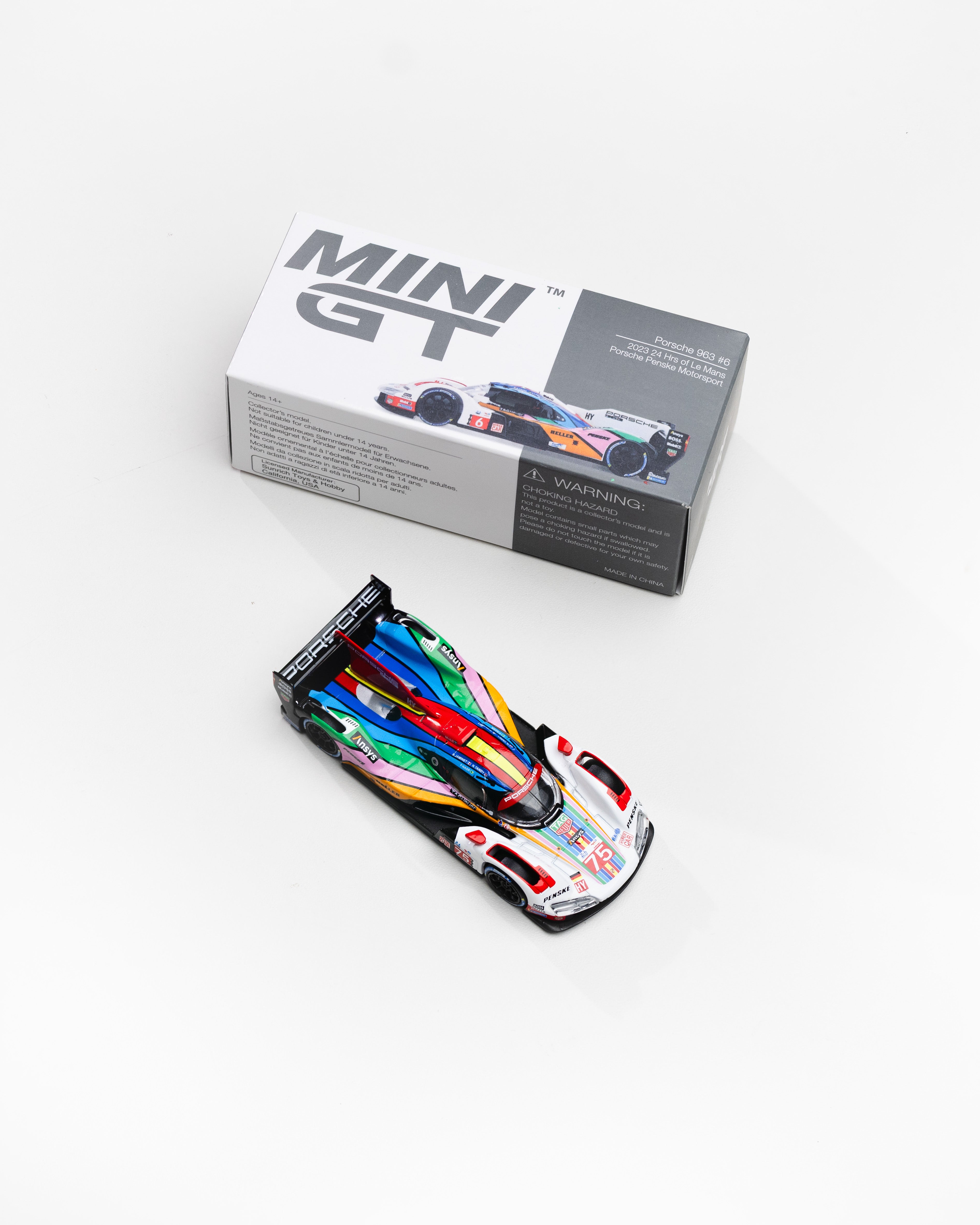 MINI GT : 1/64 PORSCHE 963 #75 PORSCHE PENSKE 9.30