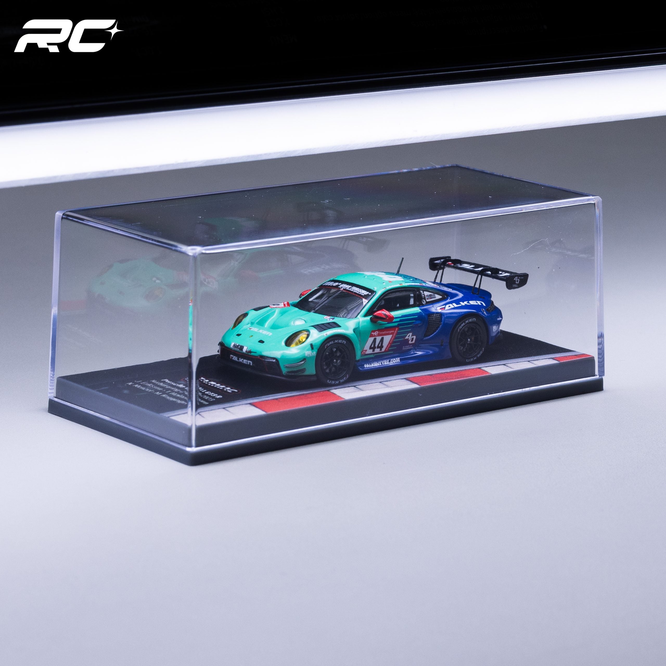 1:64 2023 NÜRBURGRING 24H — #44 FALKEN PORSCHE 911 GT3 R — TARMAC