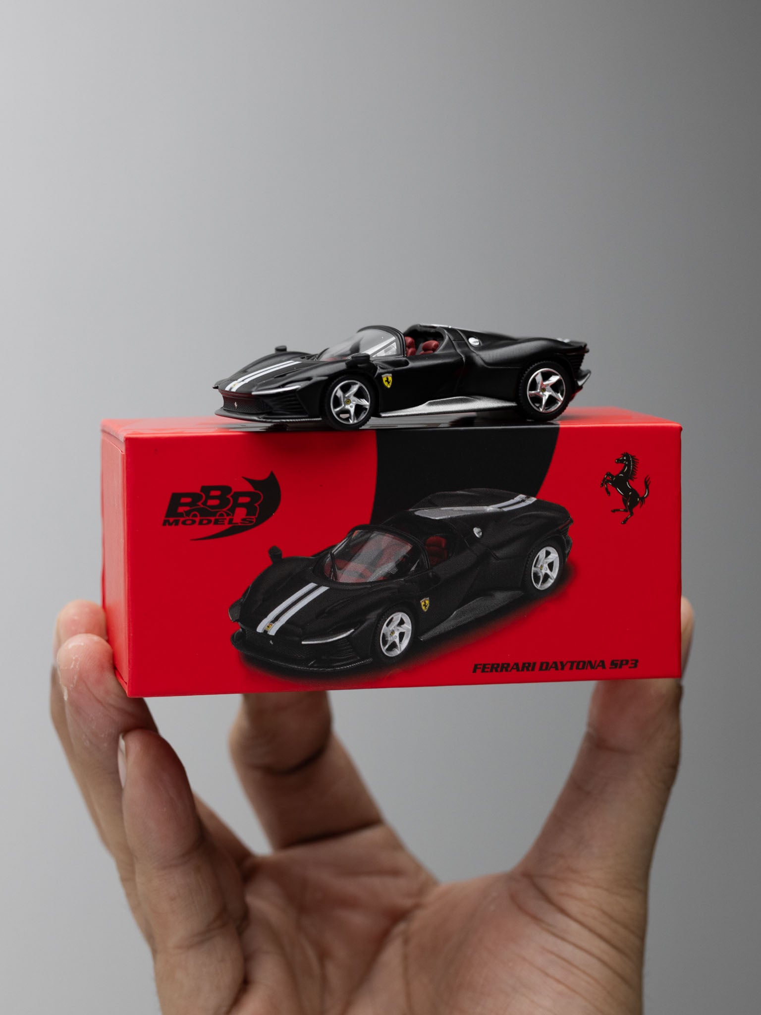 BBR 1/64 Ferrari Daytona SP3 Matt Black