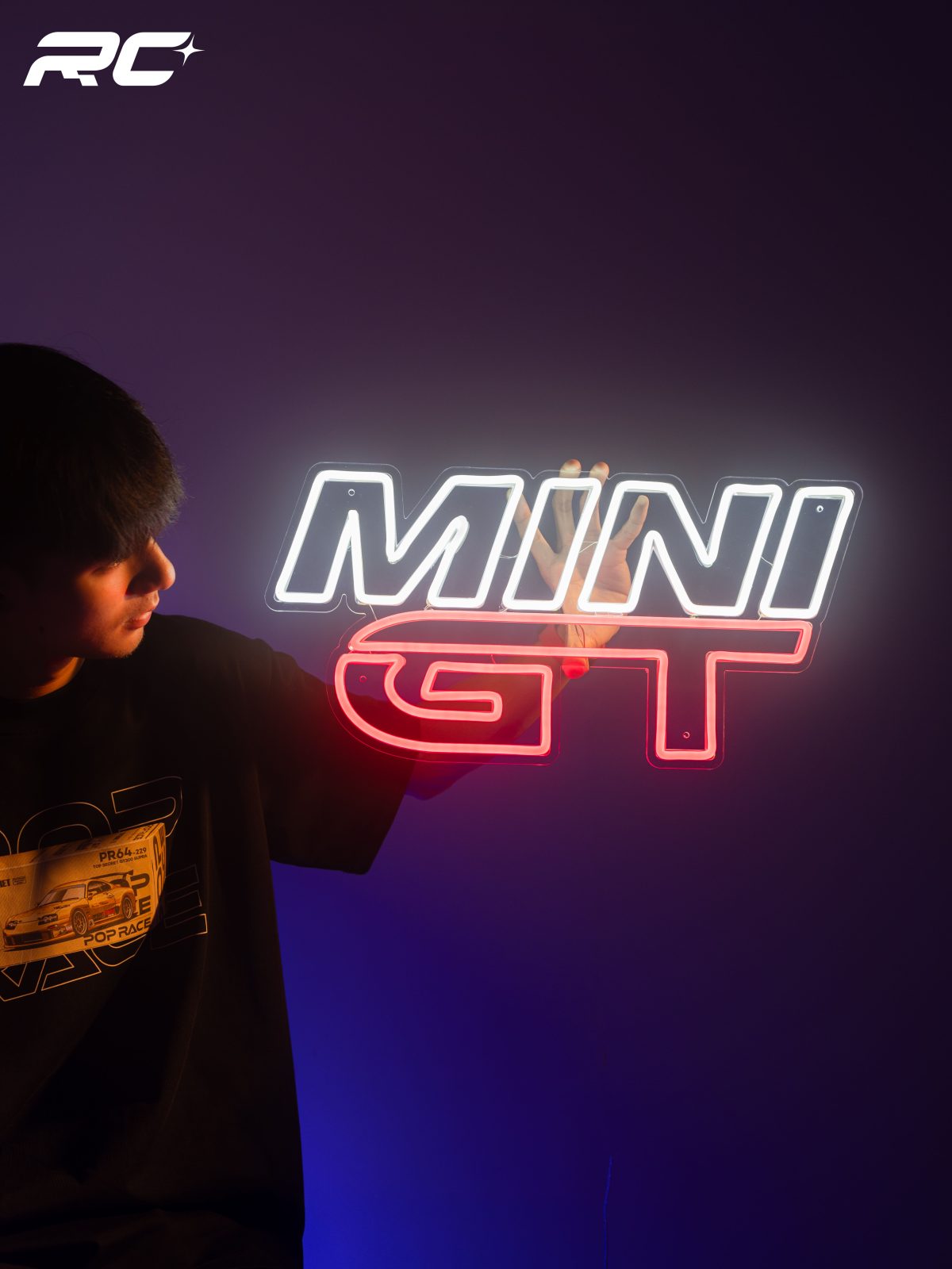 Premium MiniGT Neon Sign 50cm x 25cm