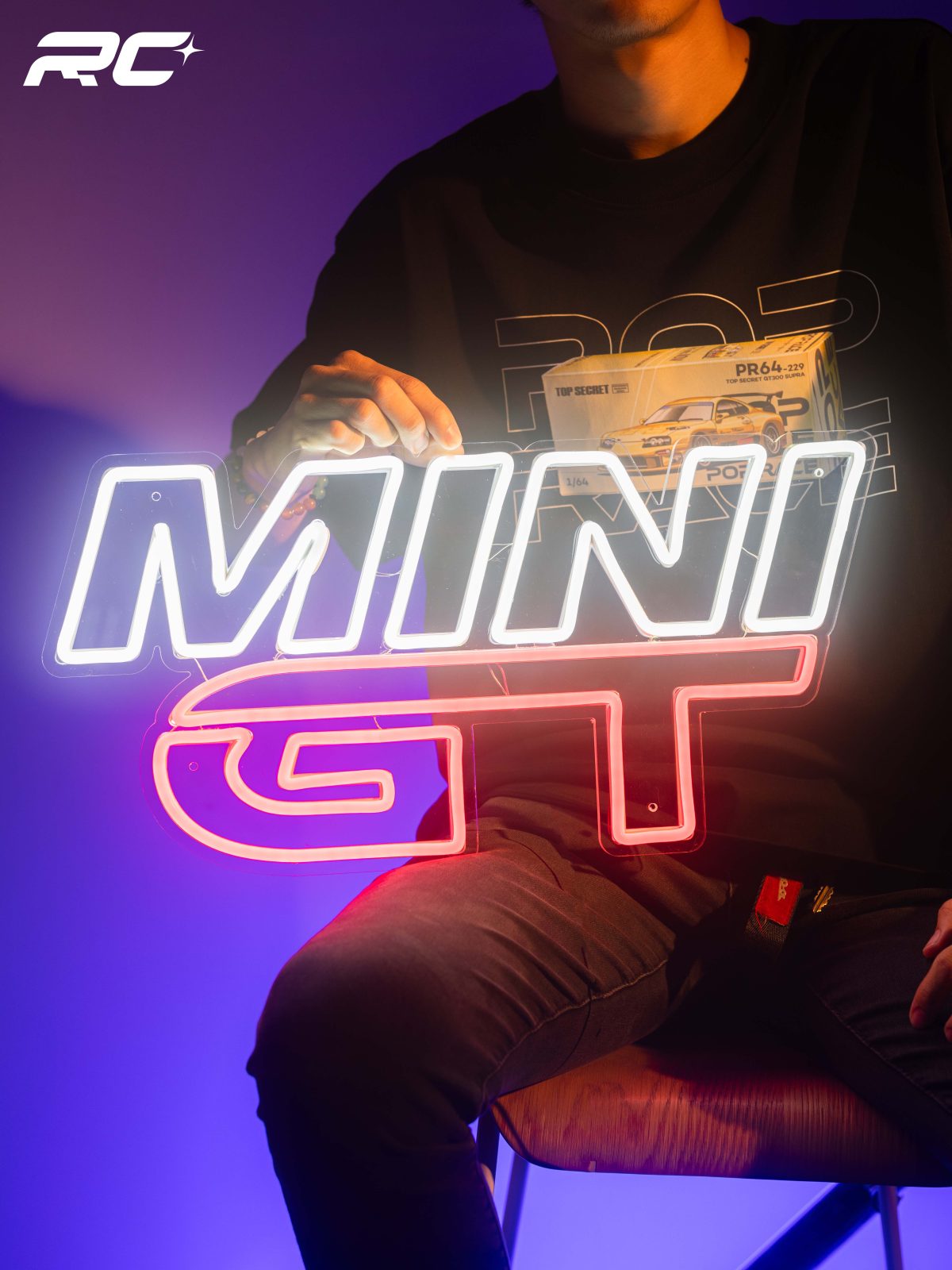 Premium MiniGT Neon Sign 50cm x 25cm