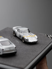 DMY 1/64 Ferrari 250 GTO & 599 GTO Double Set (Sliver / White) (Limited 149pcs)