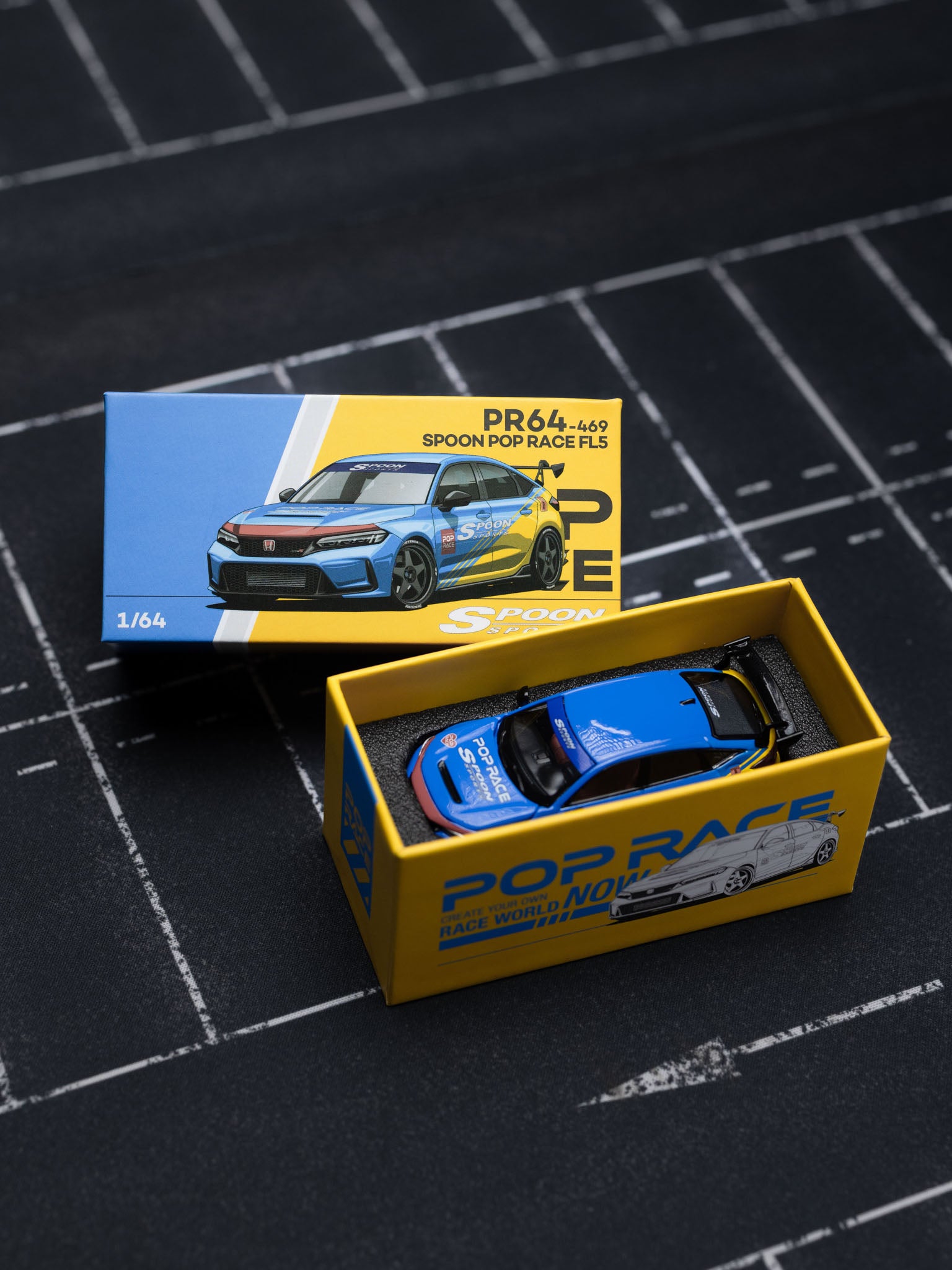 POPRACE 1/64 Spoon Civic Type-R FL5 Tokyo Auto Salon Hong Kong