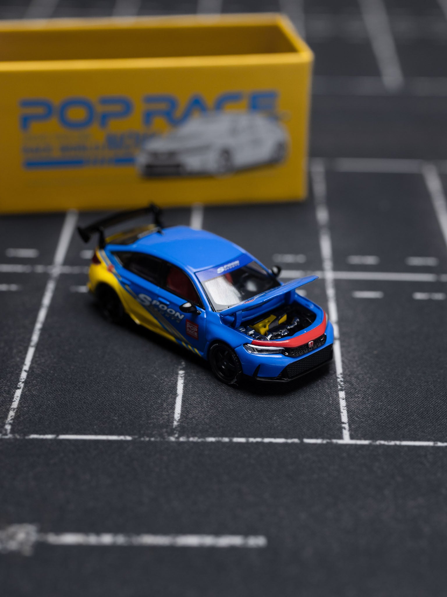 POPRACE 1/64 Spoon Civic Type-R FL5 Tokyo Auto Salon Hong Kong