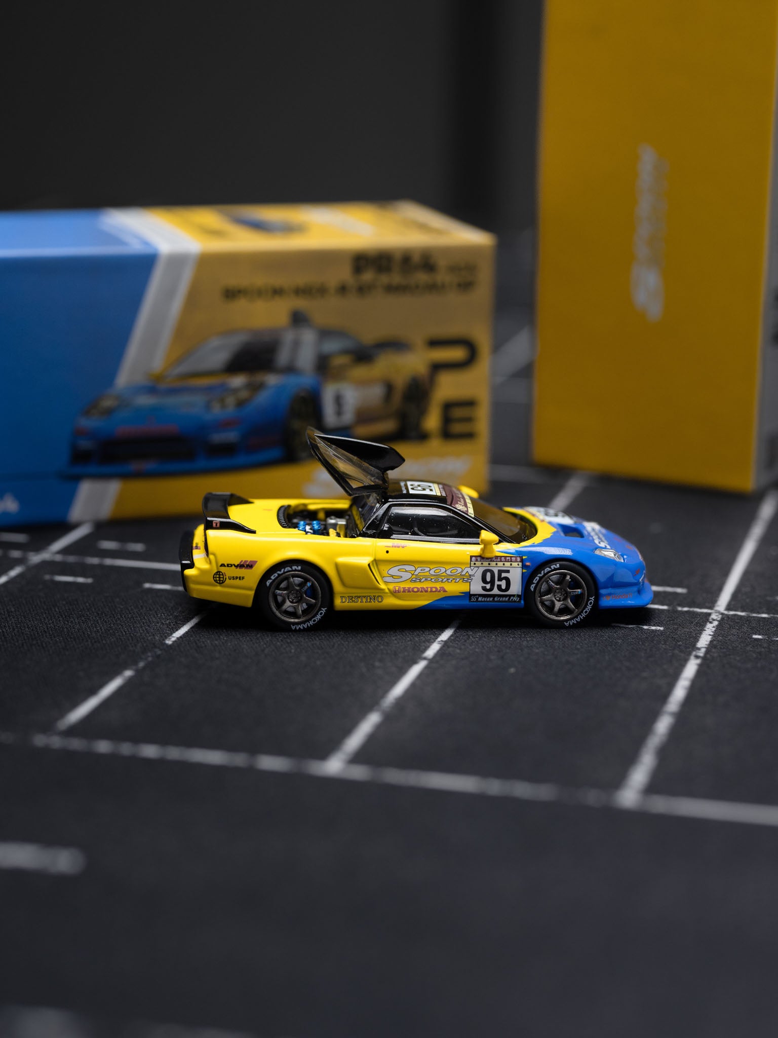 POPRACE 1/64 Spoon Sport NSX-R GT MACAU GP Tokyo Auto Salon Hong Kong