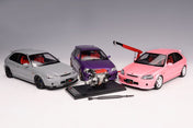 1:18 HONDA CIVIC TYPE R (EK9) – Pearl Purple – MOTORHELIX