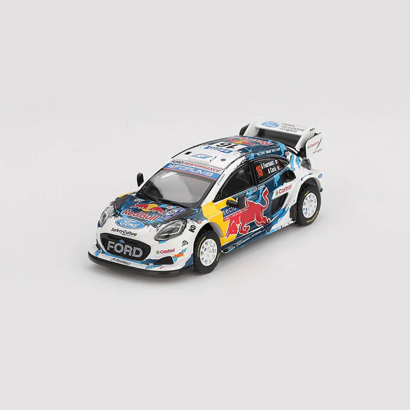 MINIGT 1/64 FORD PUMA RALLY1 #16 M-SPORT FORD WRT 2024 RALLY FINLAND 3RD PLACE - PRE ORDER