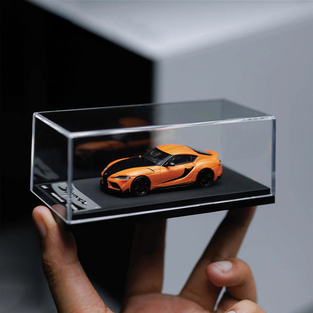 ORIGINAL MODEL 1/64 TOYOTA SUPRA SPEED AND PASSION COATING SMALL SCALE ALLOY CAR MODEL