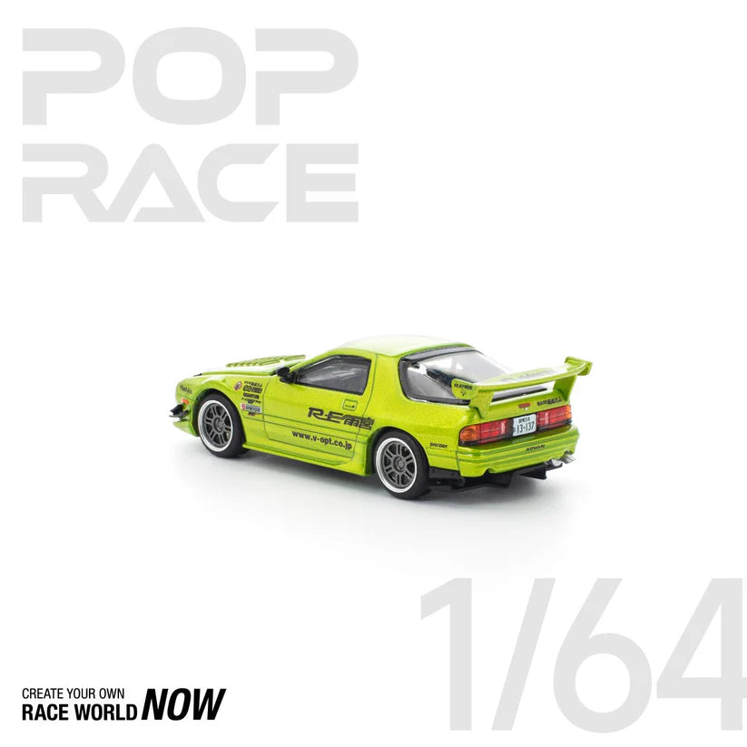 MAZDA RX7 FC3S RE-AMEMIYA LUMINOUS GREEN BY POP RACE - PRE ORDER