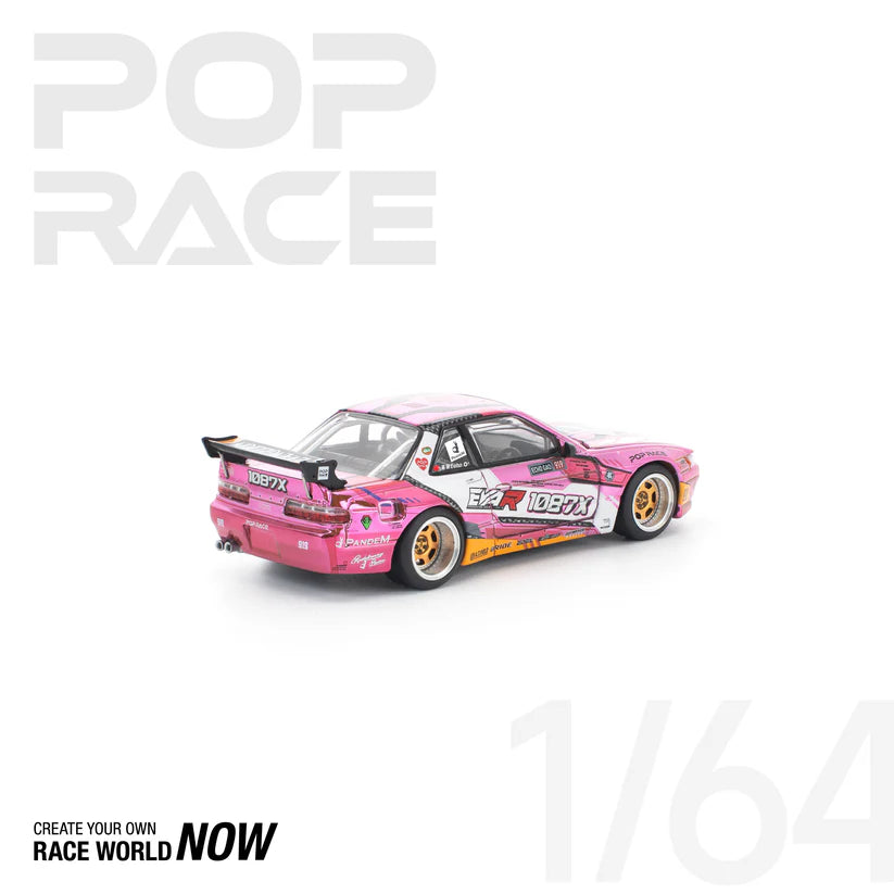 1/64 EVA RT POP RACE × 1087X PANDEM S13 Pop Race Nissan S13 1087X Pandem EVA RT Test Type-01 APAxpo