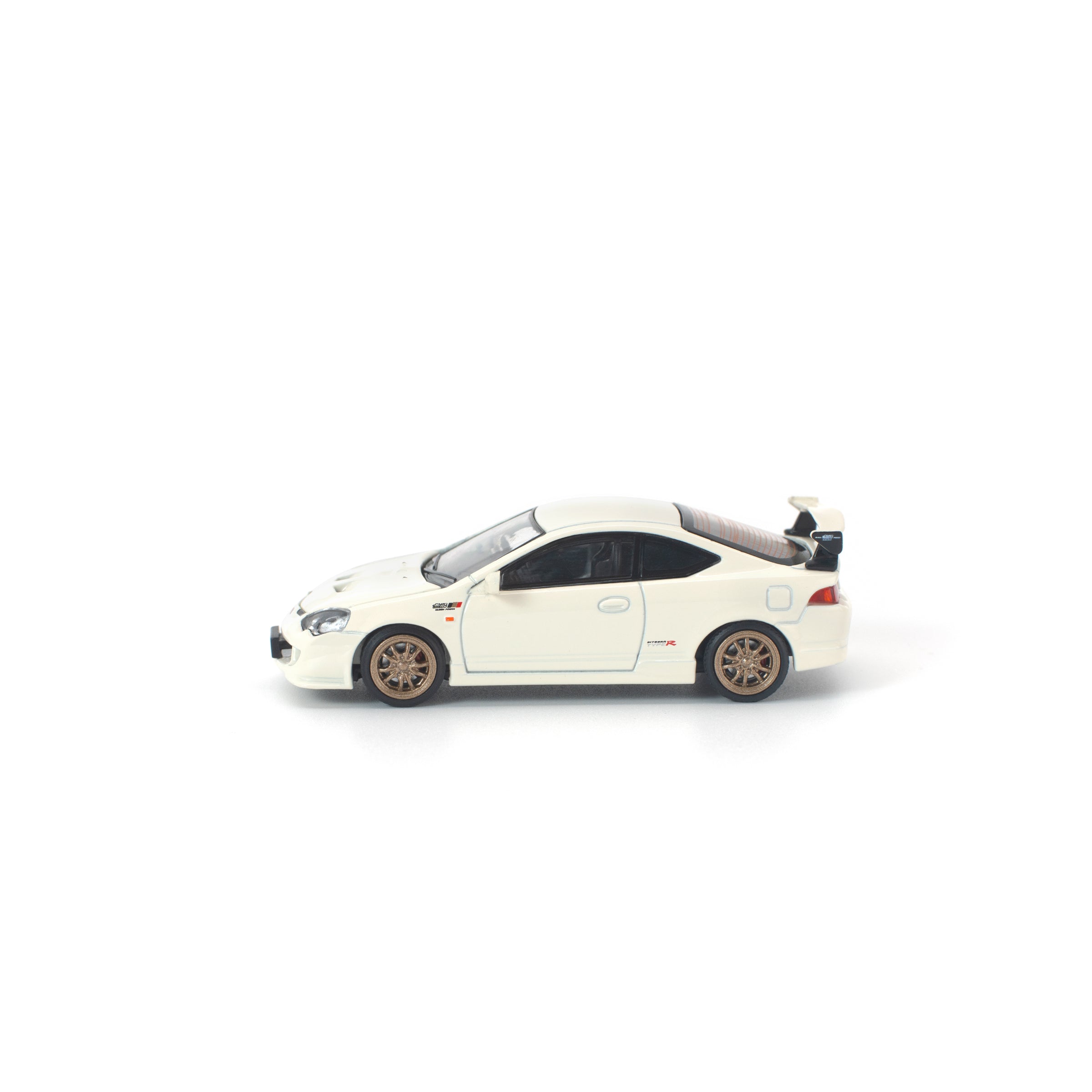 POP RACE 1/64 - HONDA DC5 MUGEN WHITE NEW TOOLING