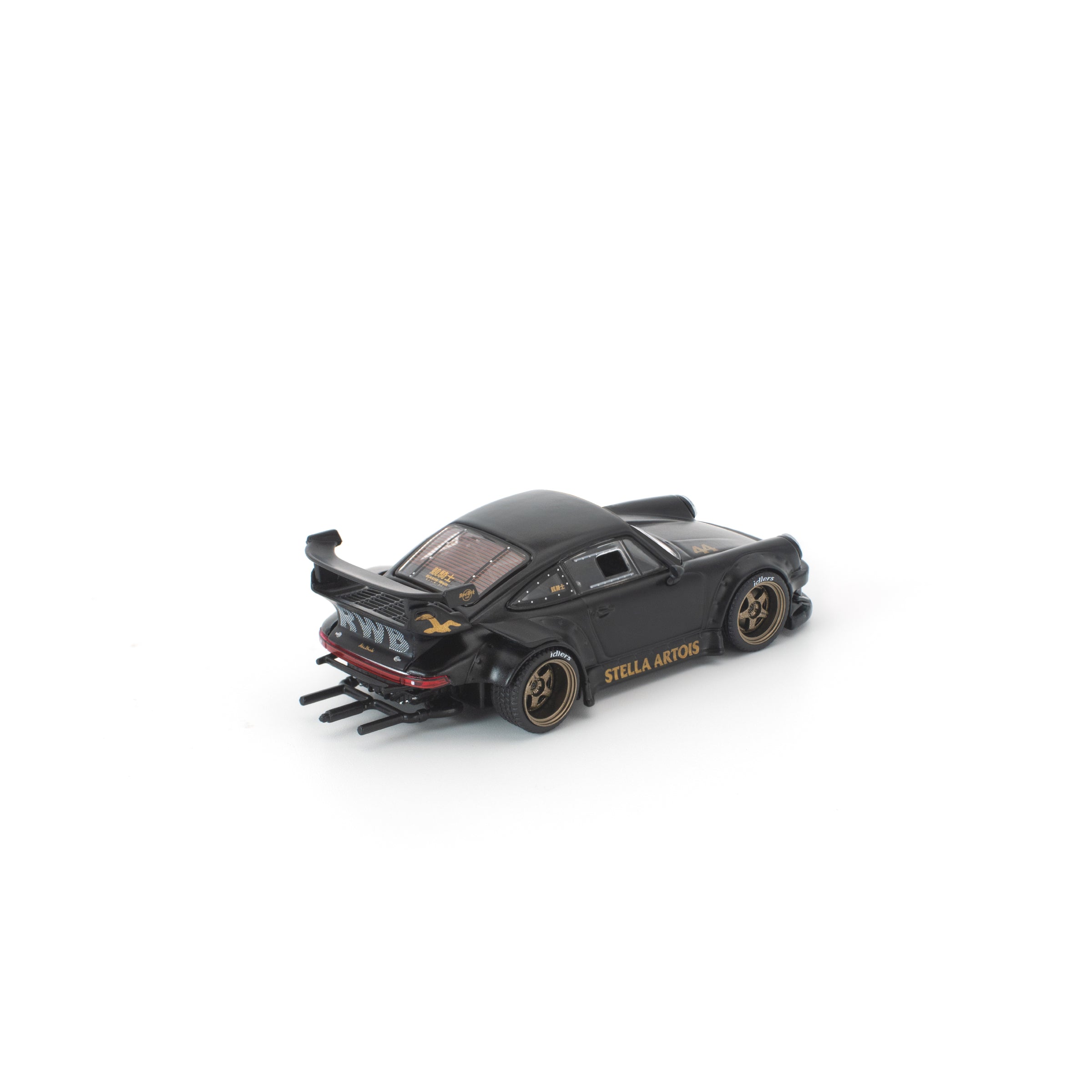 POP RACE 1/64 RWB 930 MATTE BLACK "STELLA ARTOIS" NEW TOOLING