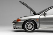 1/18 The Mitsubishi Lancer Evolution IV in Steel Silver - MOTORHELIX