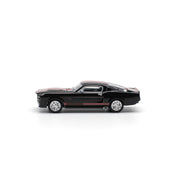 POP RACE 1/64 - SHELBY MUSTANG GT500 DARK CHROME
