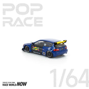 POP RACE 1:64 PANDEM CIVIC EG6 BLUE/BLACK