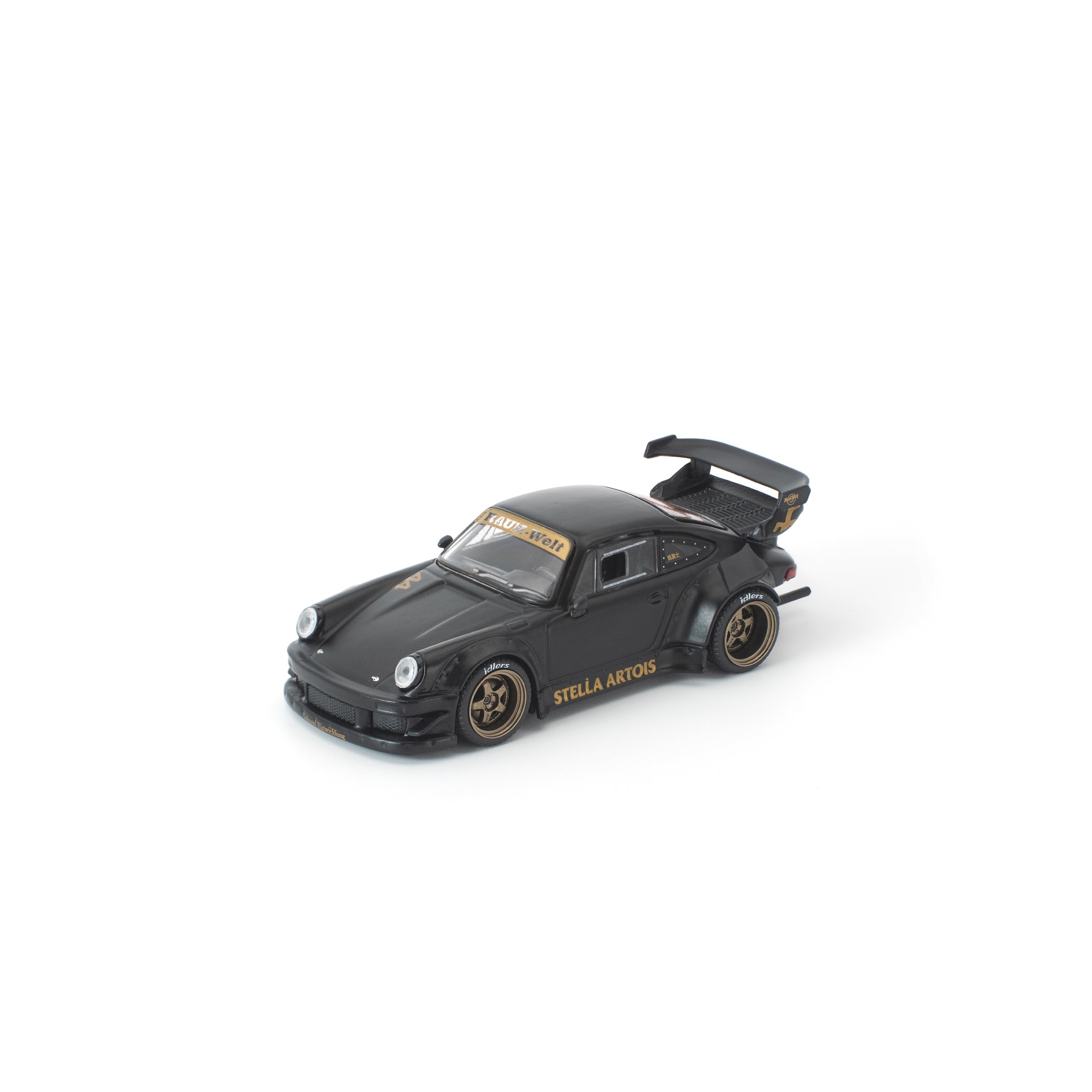 POP RACE 1/64 RWB 930 MATTE BLACK "STELLA ARTOIS" NEW TOOLING