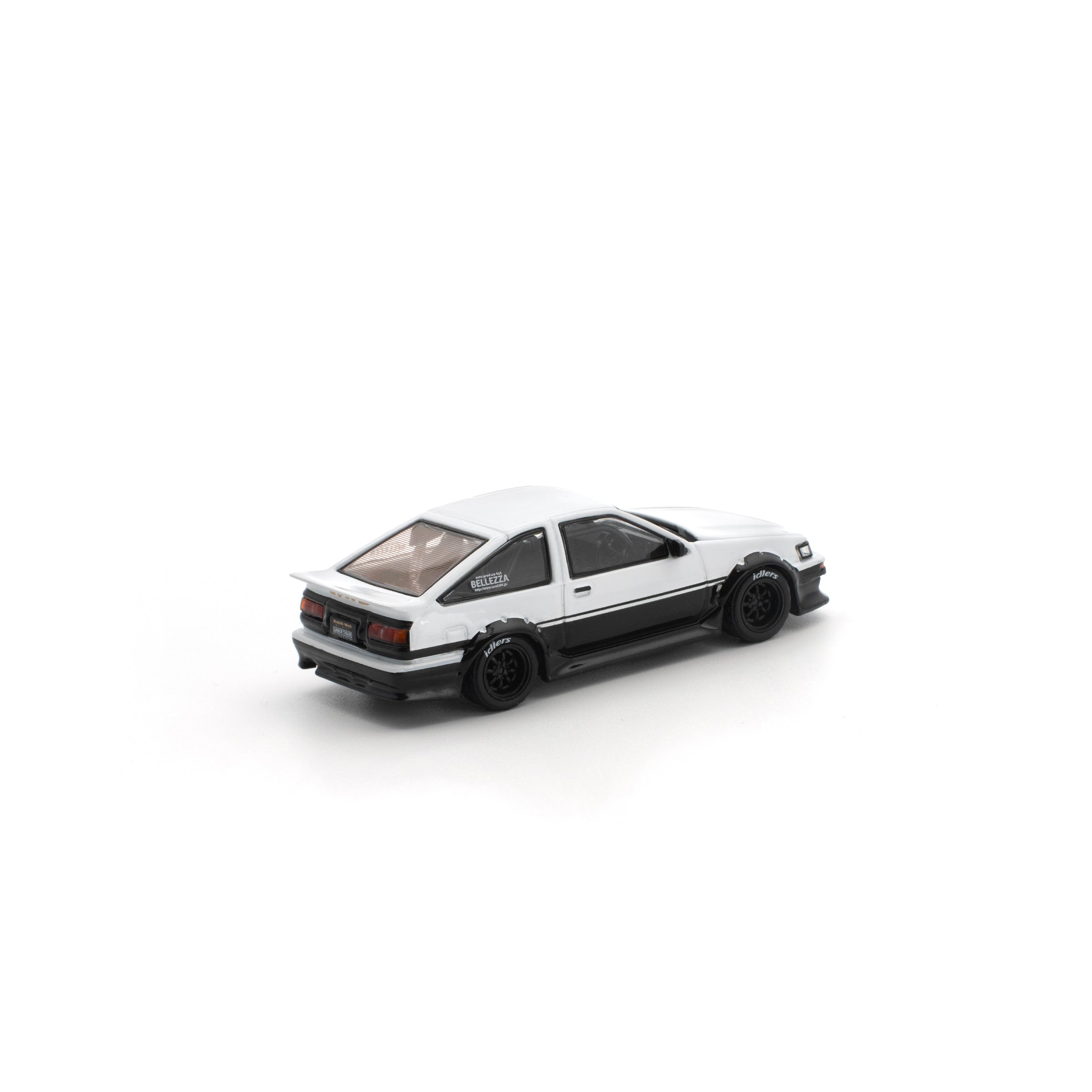 POPRACE 1/64 RWB AE86 WHITE BLACK