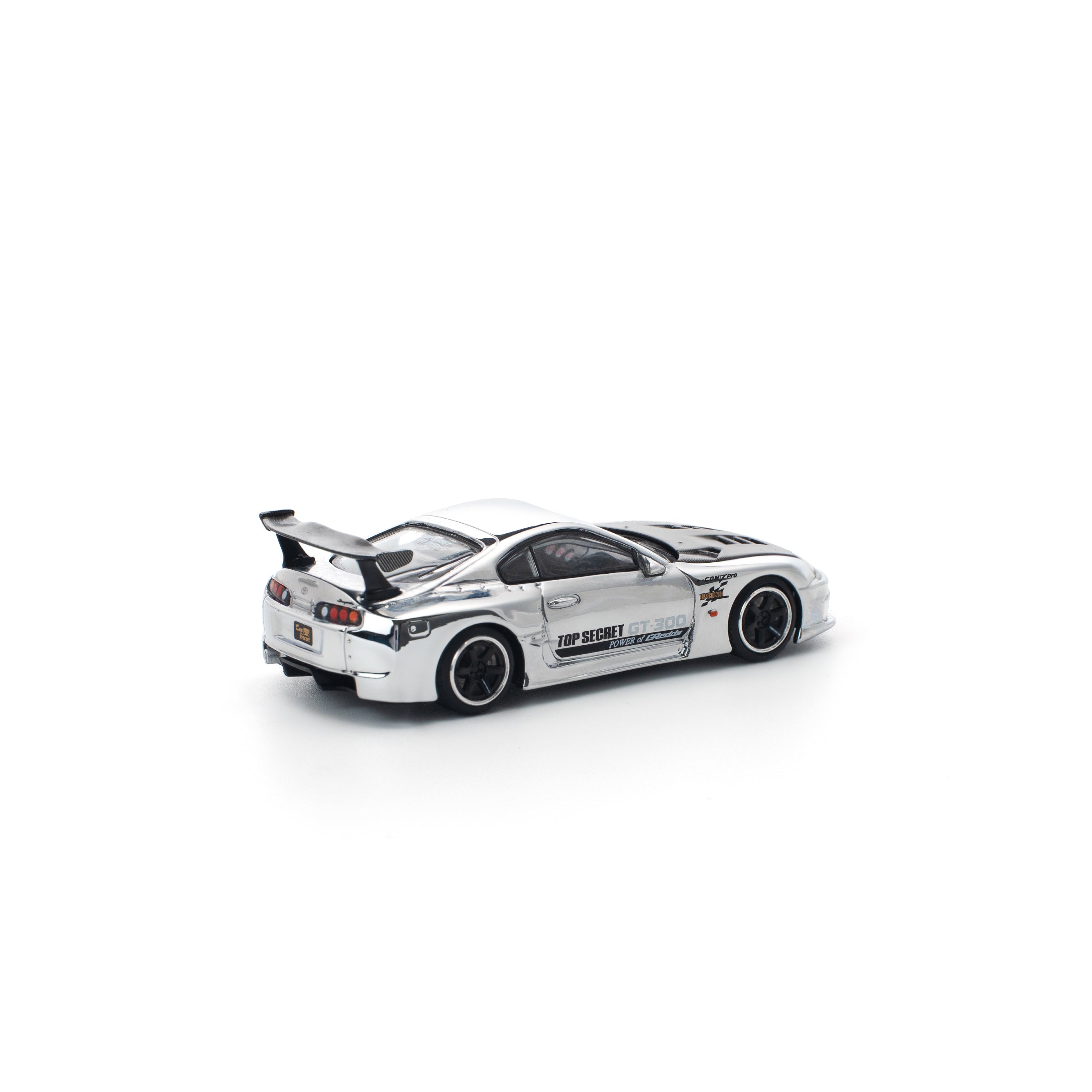 POP RACE - TOP SECRET GT300 SUPRA - SILVER CHROME - PR640325