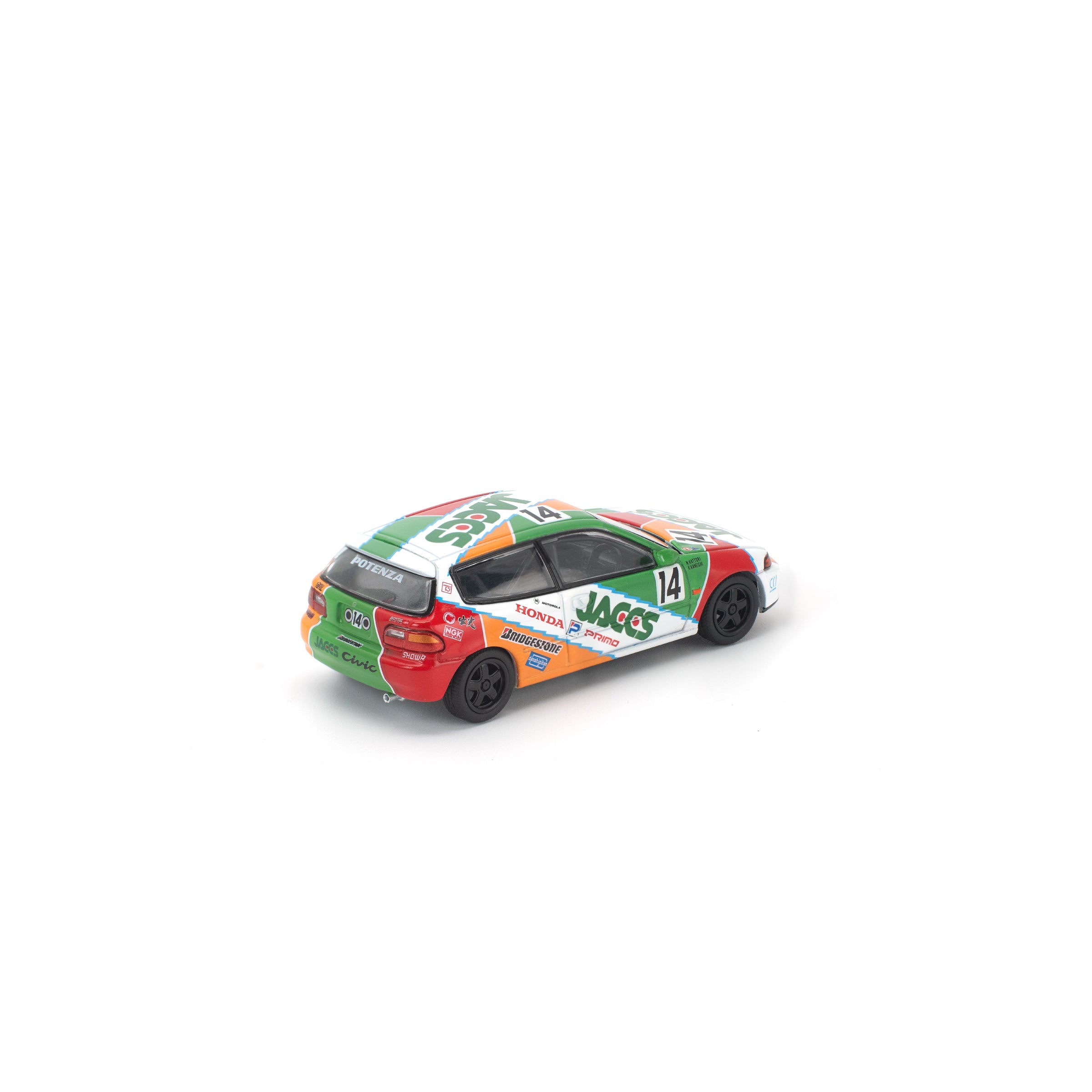 POP RACE 1/64 HONDA CIVIC (EG6) JACCS